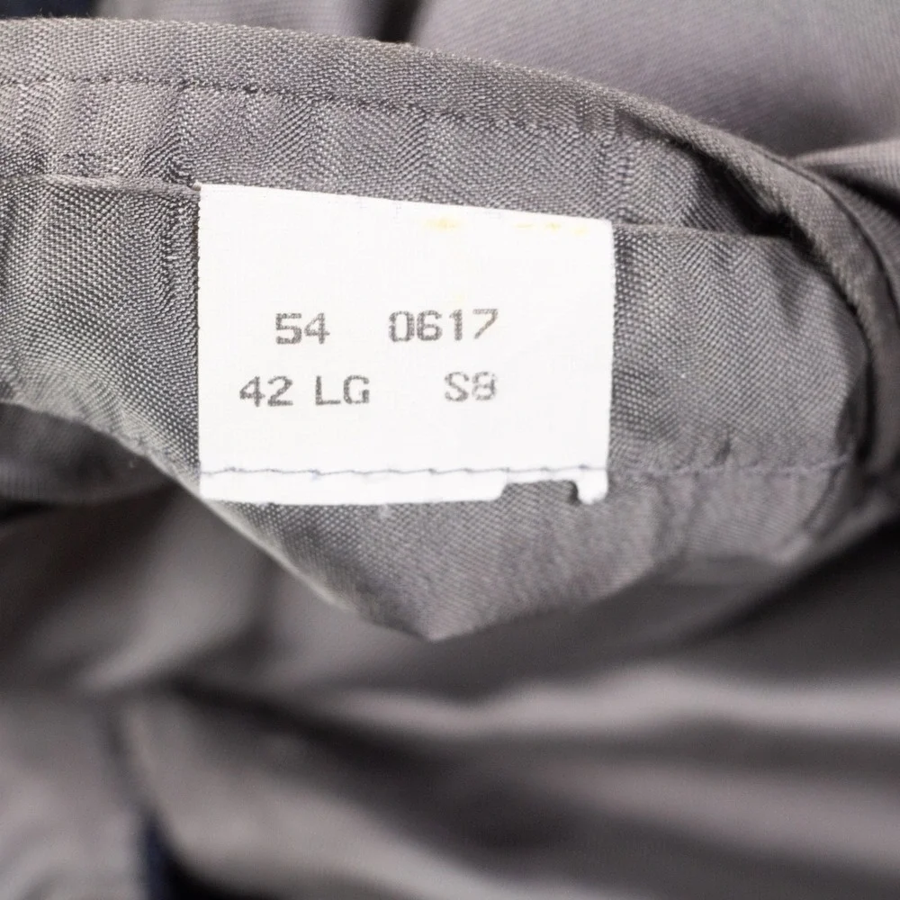 VTG Brooks Brothers Mens 42L Blazer Jacket Sport Coat Dark Gray Made in‎ USA